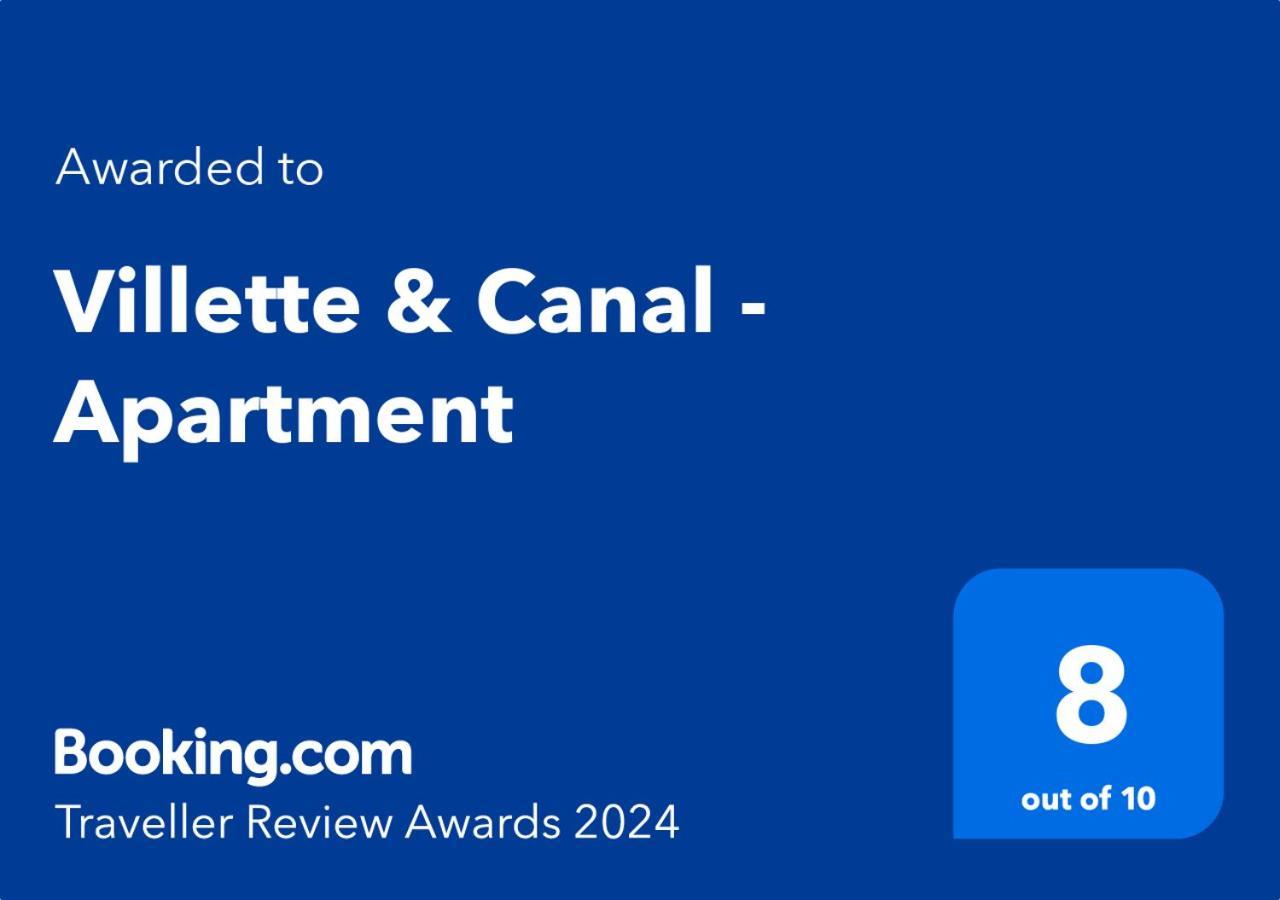 Villette & Canal - Apartment Paris Eksteriør billede